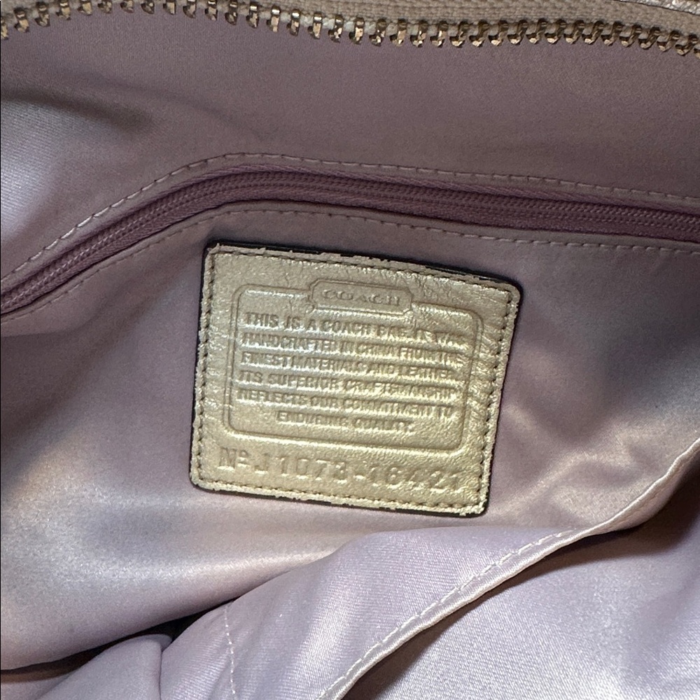 Coach Metallic Colette Leather Perforated - Picture 6 of 6